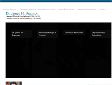 Tablet Screenshot of drbramson.com